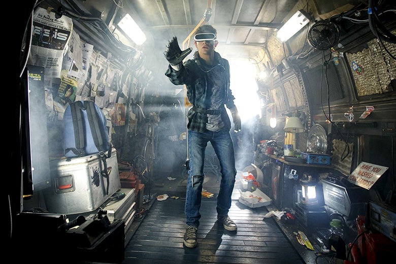 Tye Sheridan in Ready Player One.